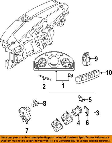 Mercedes-benz-mb oem 2129057202 cluster & switches-headlamp switch