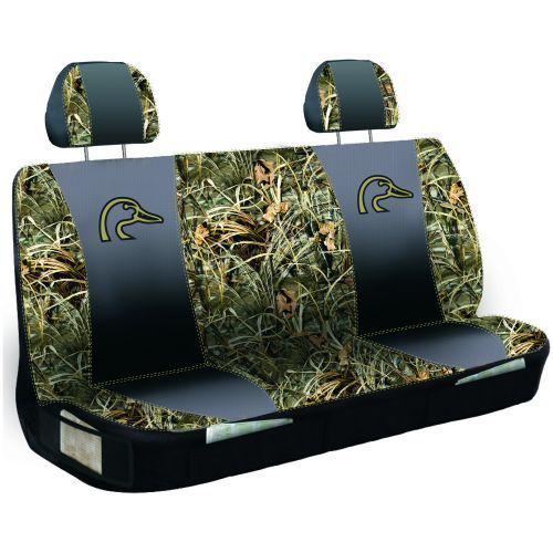 Ducks unlimited and realtree max 4 camo universal bench seat cover , auto ,truck