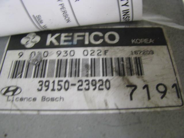 ECU ECM COMPUTER Hyundai Tiburon 1997 97 1998 98 1.8L 39150-23920 364917, US $109.99, image 3