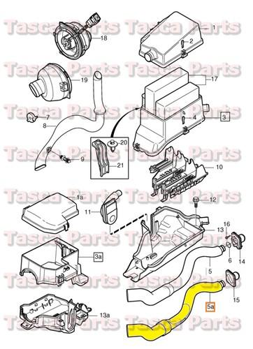 Brand new oem central electrical unit flex hose 00-09 volvo s60 s80 v70 v70xc