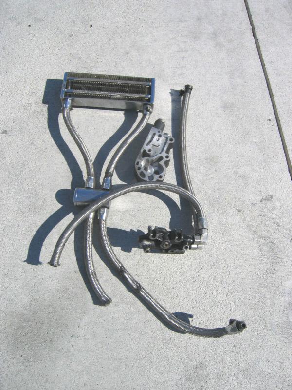 Sell HARLEY Big Twins Shovelhead EVO Lockhart oil cooler with pump body