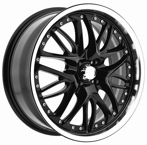 20" menzari z01 inferno 5x112 rims a4 a6 a8 c55 e55 black wheels rims free lugs!