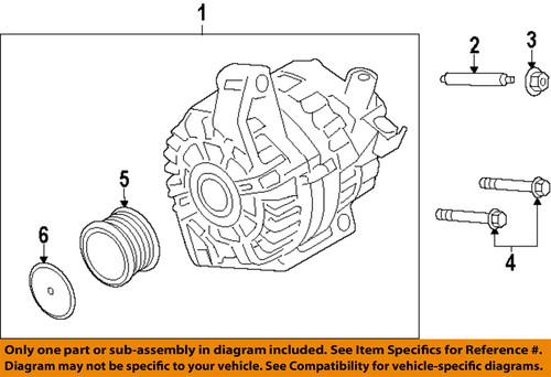Ford oem cm5z10344c alternator pulley-pulley
