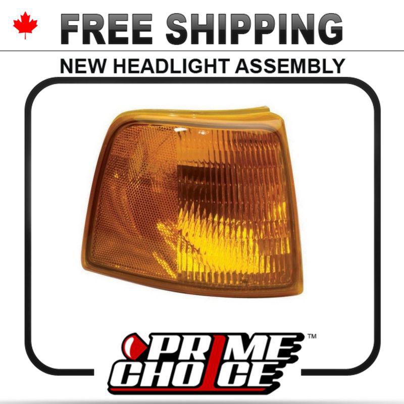 Parking/side marker light corner lamp assembly for right hand passenger rh