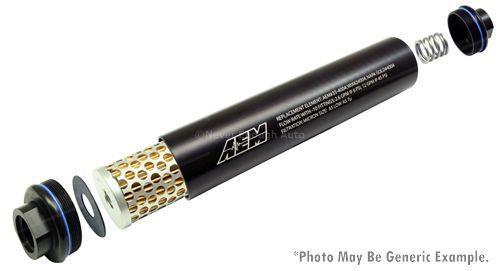 AEM 25-201BK Universal High Volume Flow Inline Fuel Filter, US $133.34, image 2