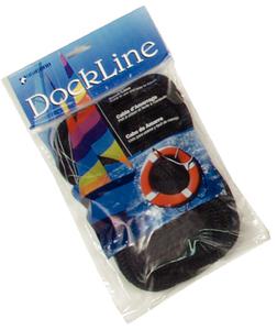 Unicord 402489 dockline blk tw nyn 1/2x20