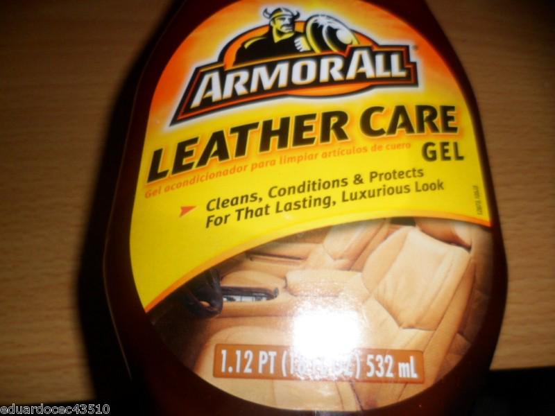 Armor all leather care gel professional cleans conditions & protects luxurious