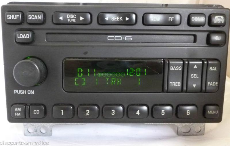 Sell 0104 Ford Explorer Mercury Mountaineer Radio 6 Cd Player 1L2F