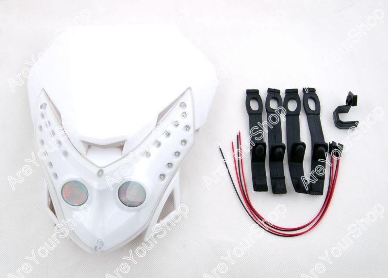 Universal motorcycle headlight turn signal led honda suzuki yamaha kawasaki w