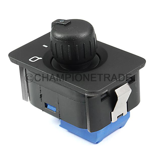 Black side mirror switch control knob w/ memory function for audi a6 c5 98-05 x1