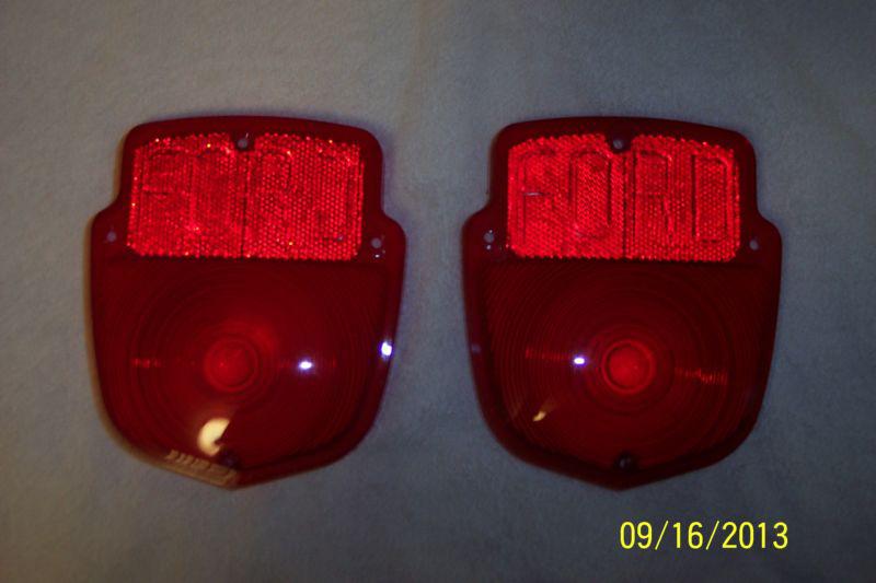 1955/ Ford F100/up Series Truck Tail Light Lenses NOS, US $40.00, image 2