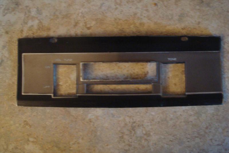 Mopar 68 69 roadrunner / gtx radio face plate bezel 