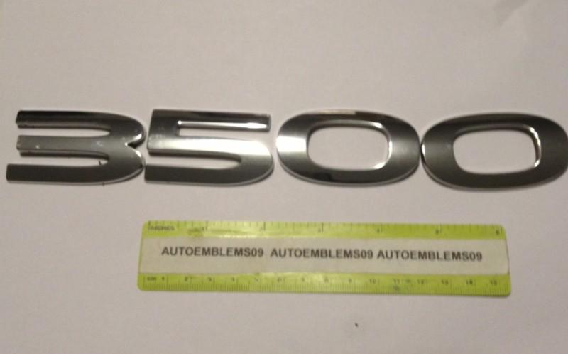 Dodge chrome 3500 emblem used