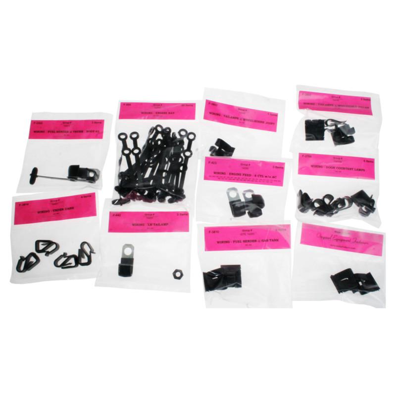 Mustang amk products wiring clip kit 1965-1966