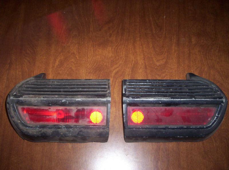 Vintage 1966 studebaker taillights pair original 66 tail lights