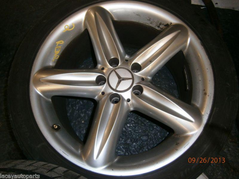 04 mercedes s-class wheel type 230 sl500 18x9-1/2 5 spoke straight 