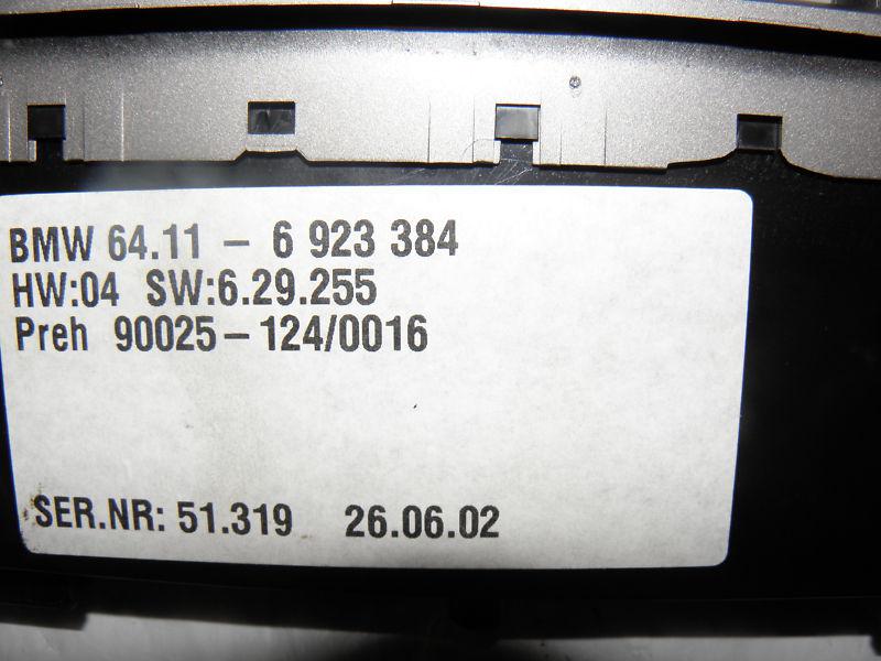 BMW 745I 2002 E65 OEM A/C HEATER CLIMATE CONTROL , US $42.99, image 4