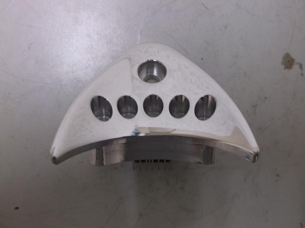 Big dog #41302 curved indicator light panel w/circuit panel for 2-piece gas tank