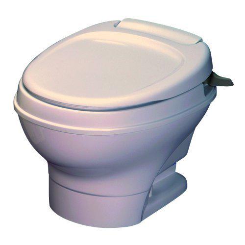Thetford 31647 aqua-magic v - low, hand flush, parchment
