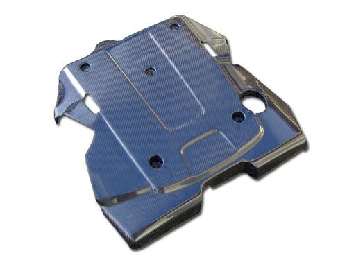 2008-2012 infiniti g37 real carbon fiber engine cover radiator cooling plate