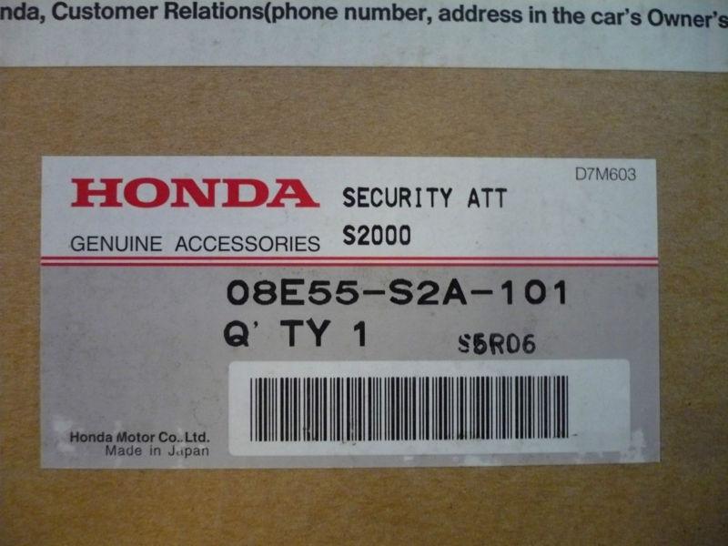 Honda s2000 security system attachment kit honda parts # 08e55-s2a-101