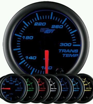 B7 glowshift tranny temp gauge