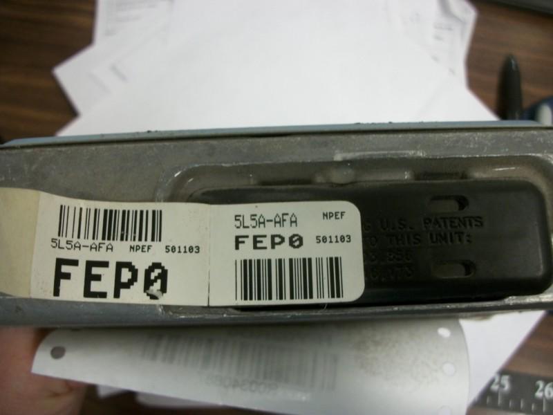 05 FORD RANGER ENGINE ECM/COMPUTER ___ 4.0L, 5L5A-AFA, STD EMIS 340887, US $65.00, image 2