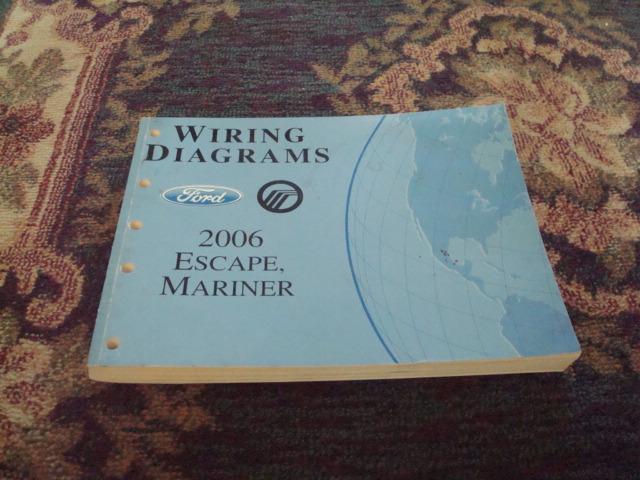 2006 ford escape/mercury mariner service shop electricalwiring diagrams manual 