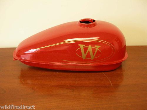 Vintage whizzer repro steel fuel gas tank blemished free shipping !
