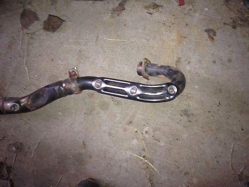 Yz450f head pipe and silencer oem