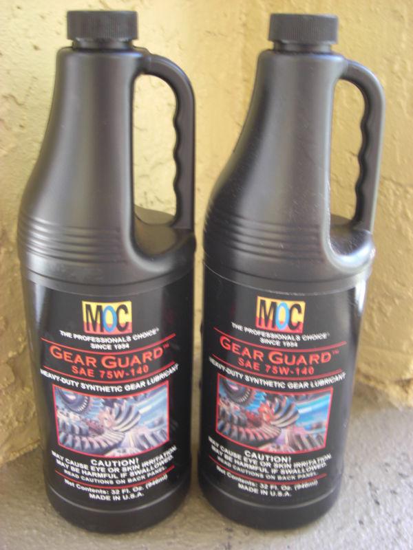 New - 2  moc heavy-duty synthetic gear lubricant 75w-140,  32 oz. each 