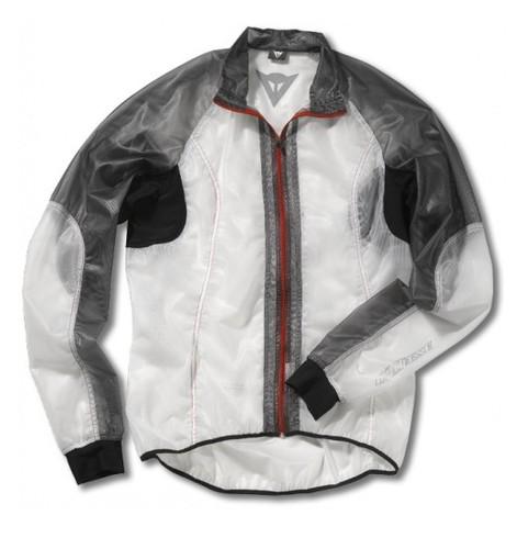 Dainese wind-fight full-zip mountain bike jacket white/black