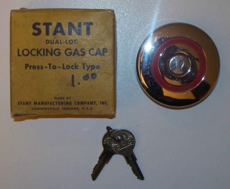 Sell 195859 GM Stant Vintage Locking Gas Fuel Cap Corvette Original