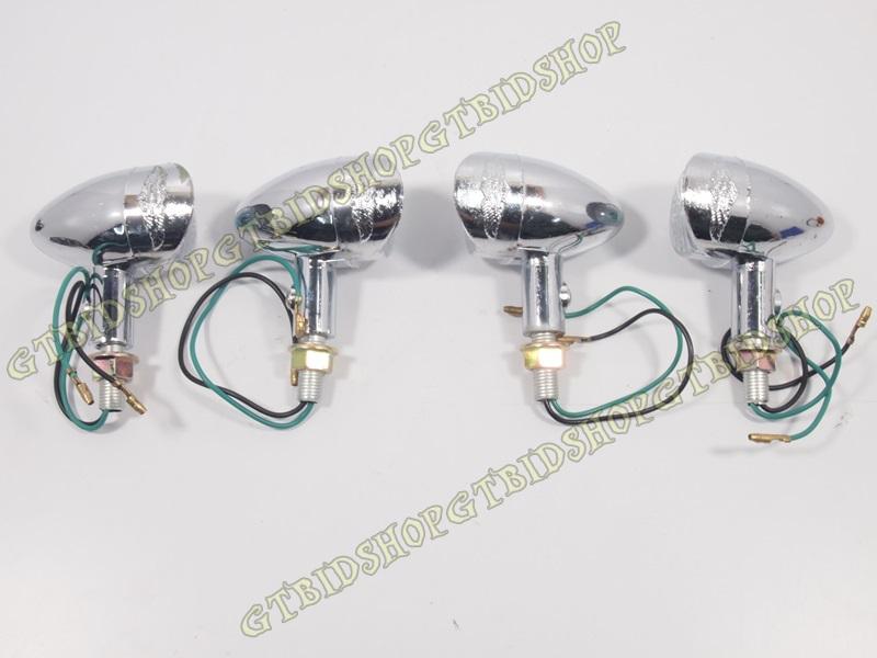 Chrome turn signal indicator light fit shadow spirit vlx vn c50 90 800 vstar7d a
