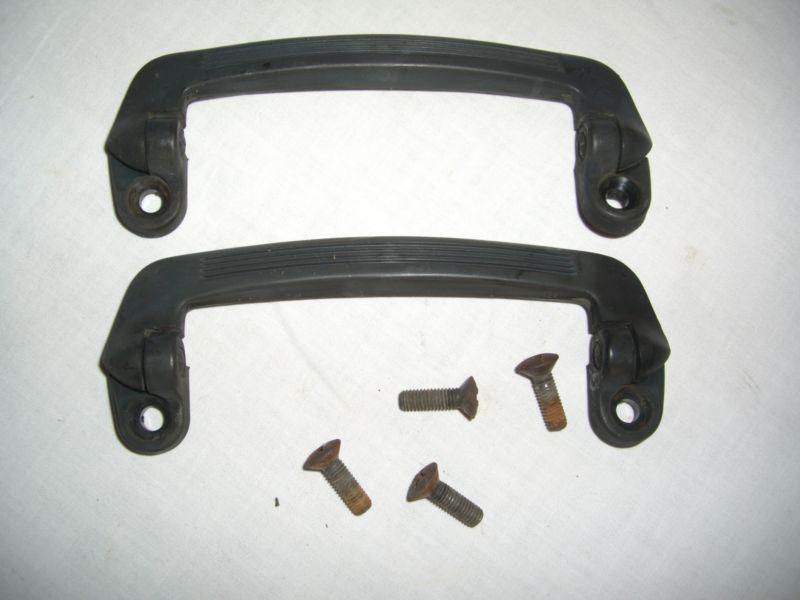 Fiat 600 or abarth  - interior door pull handles - pair (2)