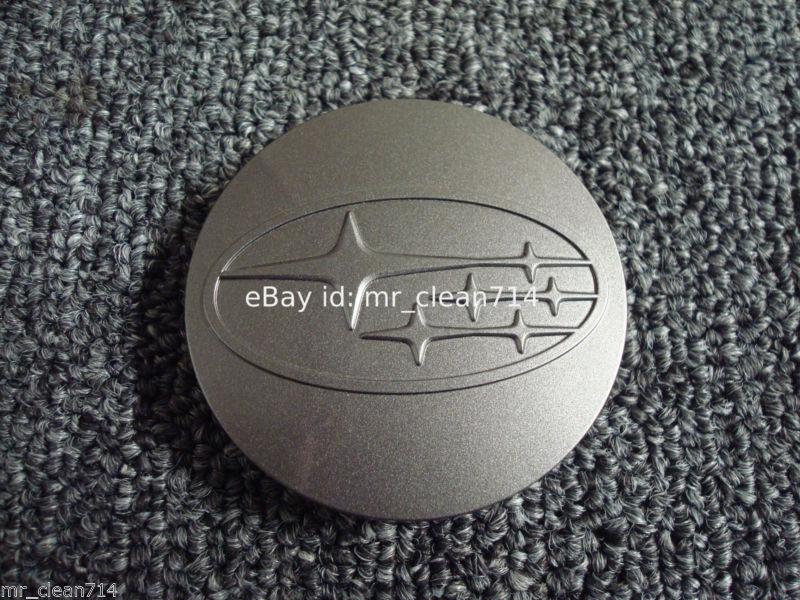 Subaru impreza wrx grey center cap oem 28821sa030 legacy forester 2 5/16"