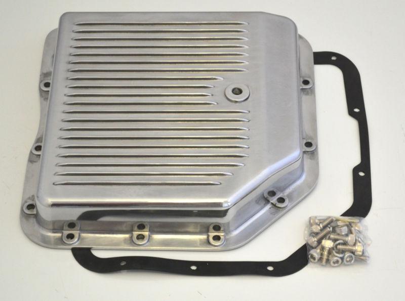 Gm th350 polished aluminum automatic transmission pan