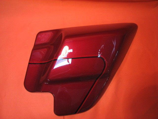 Harley-davidson flh / touring brandywine sunglo rh side cover  66670-06byd new