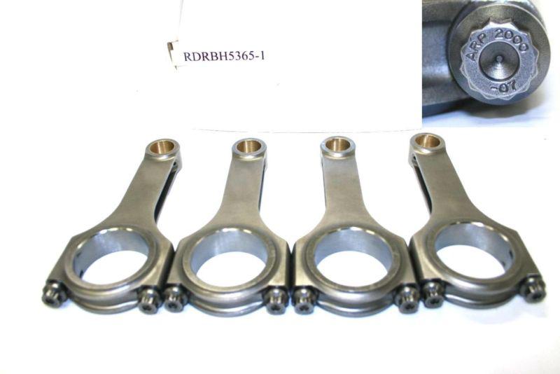 Nissan 200sx s13 s14 sr20 forged h-beam connecting rod w/ free arp2000 rod bolts