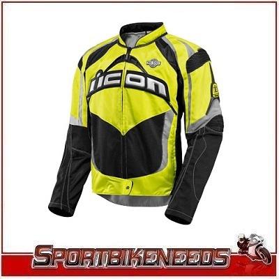 Icon contra mil-spec yellow textile jacket new medium md