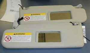 01 02 03 04 05 passat gray sun visors set homelink oem