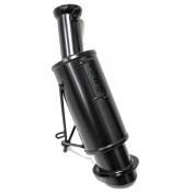 Bikeman 02-116pl powder lite muffler, '10-11  arctic cat sno pro 500/600