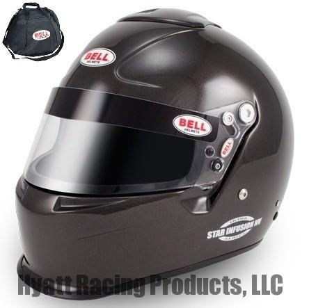 Bell star infusion nv helmet sa2010 & fia8858 - all sizes & colors (free bag)