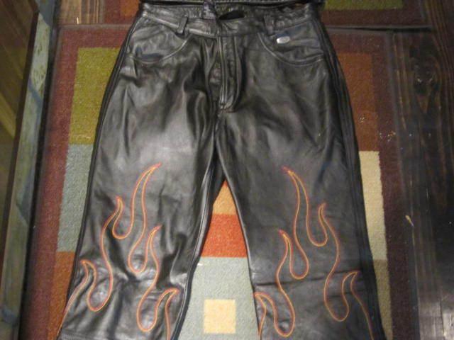 Harley Davidson Leather pants & halter, US $65.00, image 2