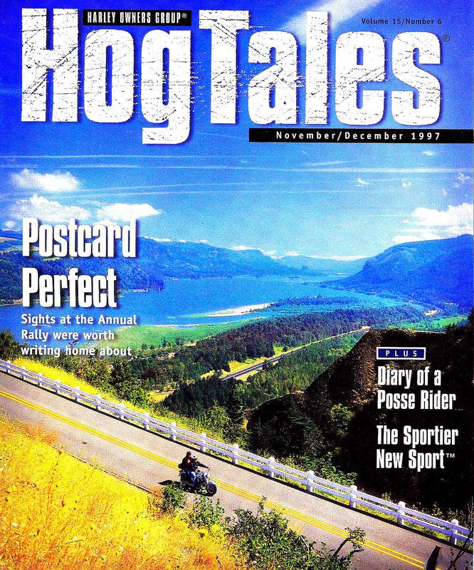 1997 nov/dec harley hog tales magazine -1998 sportsters-viking ride-siberia