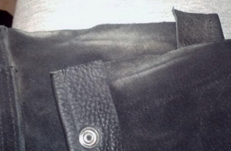 ANTELOPE CREEK CHAPS BLACK LEATHER TOP GRAIN QUALITY , US $29.99, image 6