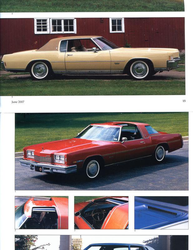 1971 -  1978  oldsmobile toronado 16 page color article xs