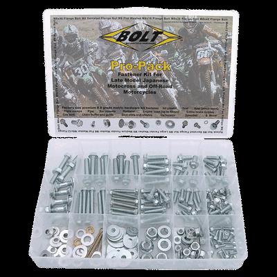Bolt mc hardware japanese off road pro pack hardware 200 pc. kit --2004-pp