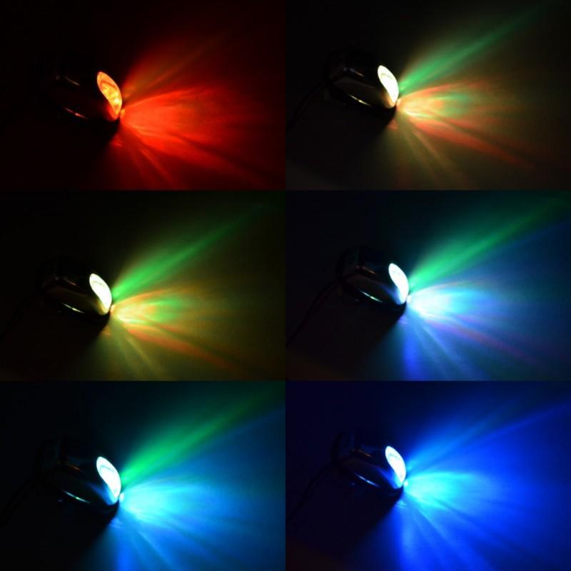 2pcs Colorful Car LED Windshield Washer Water Nozzle Jets Spray Light , US $8.89, image 3