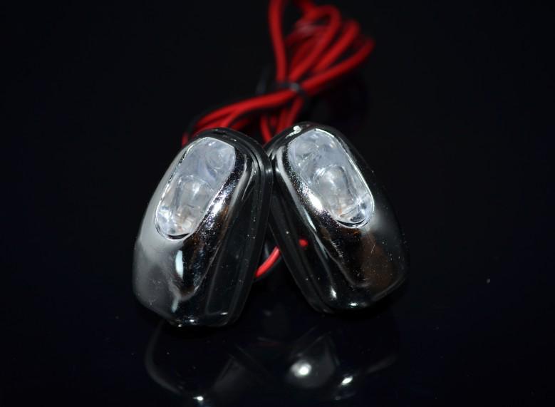 2pcs Colorful Car LED Windshield Washer Water Nozzle Jets Spray Light , US $8.89, image 5